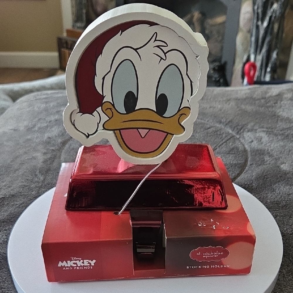 Disney Mickey and Friends Donald Duck Red Stocking Holder